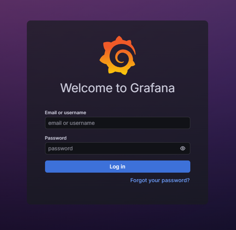 Grafana in browser